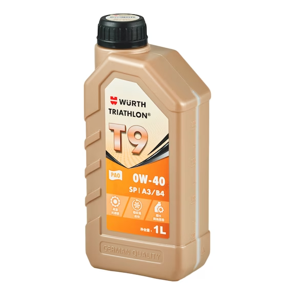伍尔特TRIATHLON®T9高性能PAO全合成机油-0W40-A3/B4